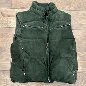 Suede Quilted RLX Ralph Lauren- Full Zip - Large (Like New)